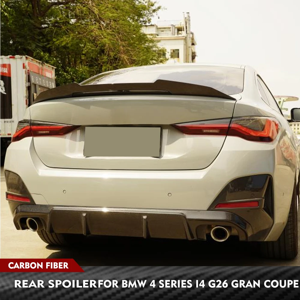 For BMW 4 Series I4 G26 M Sport 2021-2025 Car Rear Trunk Lid Spoiler Carbon Fiber Car Rear Trunk Racing Spoiler Boot Lip Wing
For BMW 4 Series I4 G26 M Sport 2021-2025 Car Rear Trunk Lid Spoiler Carbon Fiber Car Rear Trunk Racing Spoiler Boot Lip Wing