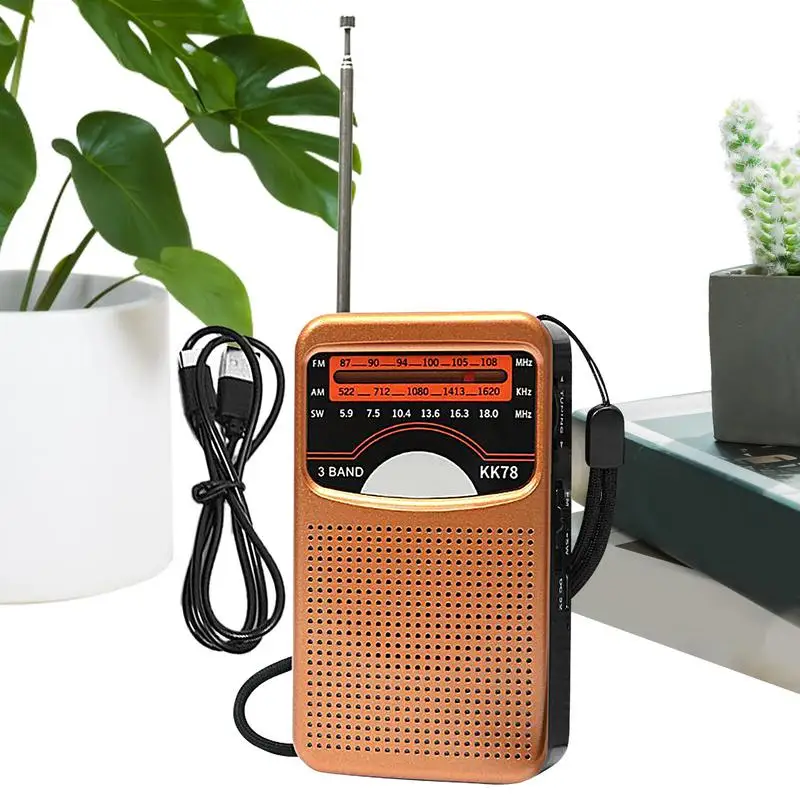 Radio Portable Household AM FM Radio Small Audio Equipment For Family Camping Hiking Wireless Broadcast Receiving Device
Radio Portable Household AM FM Radio Small Audio Equipment For Family Camping Hiking Wireless Broadcast Receiving Device