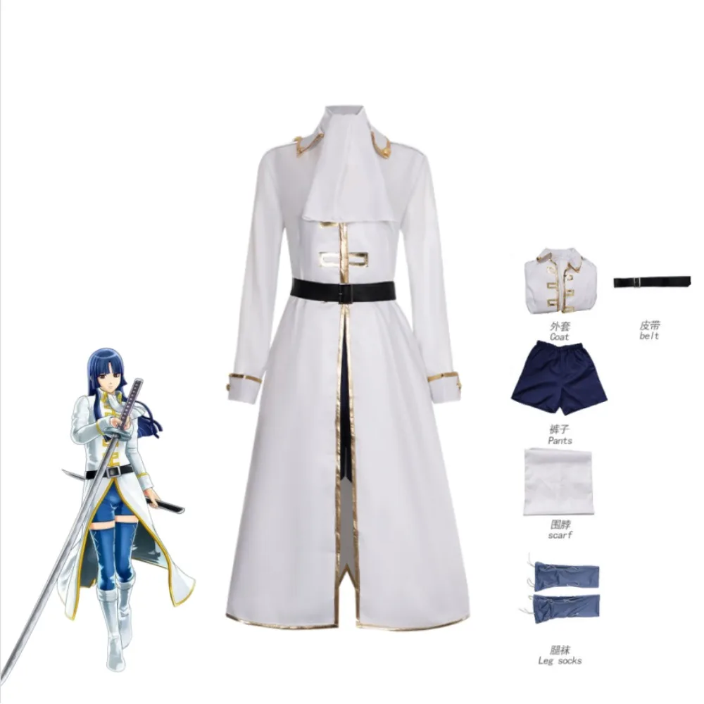 Gintama Nobume Imai Cosplay Costume White Uniform Mimawarigumi Vice Captain Stockings Adult Women Halloween Comic Con Outfit
Gintama Nobume Imai Cosplay Costume White Uniform Mimawarigumi Vice Captain Stockings Adult Women Halloween Comic Con Outfit