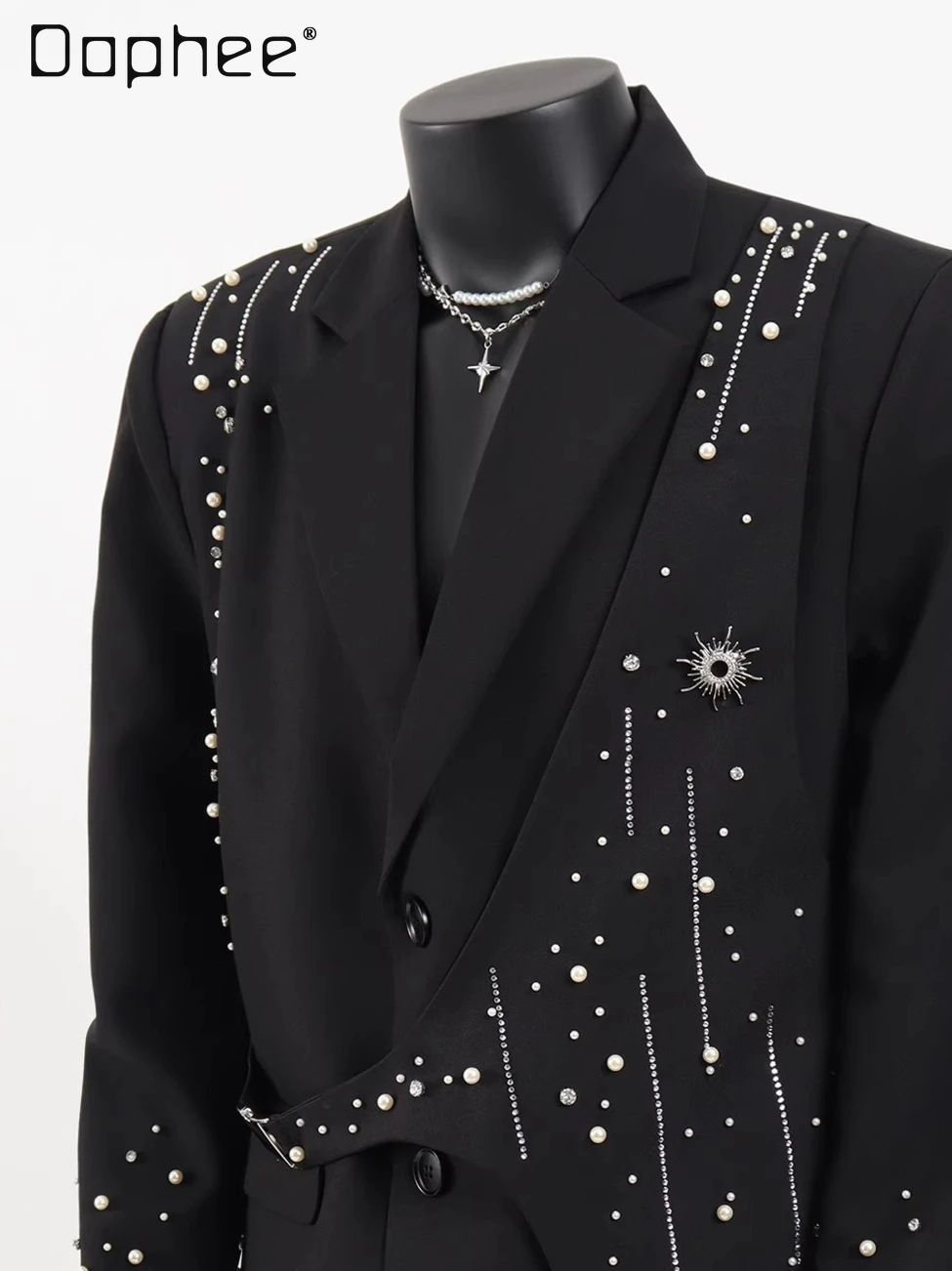 Heavy Beaded Blazer for Men Unique Trendy Deconstructed Silhouette Patchwork Handsome Men Blazer Slim Fit Trendy Mens Blazer
Heavy Beaded Blazer for Men Unique Trendy Deconstructed Silhouette Patchwork Handsome Men Blazer Slim Fit Trendy Mens Blazer