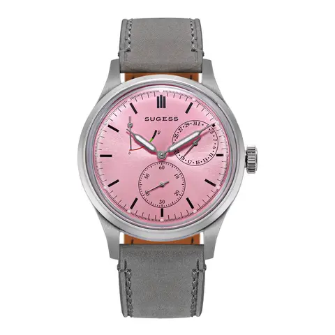 Sugess Geneva Movement Watch Sugess Men Watch Automatic Business Wristwatches ST1787 Geneva Stripes Movement Ultra Thin Clock Top Brand Fashion Casual S458