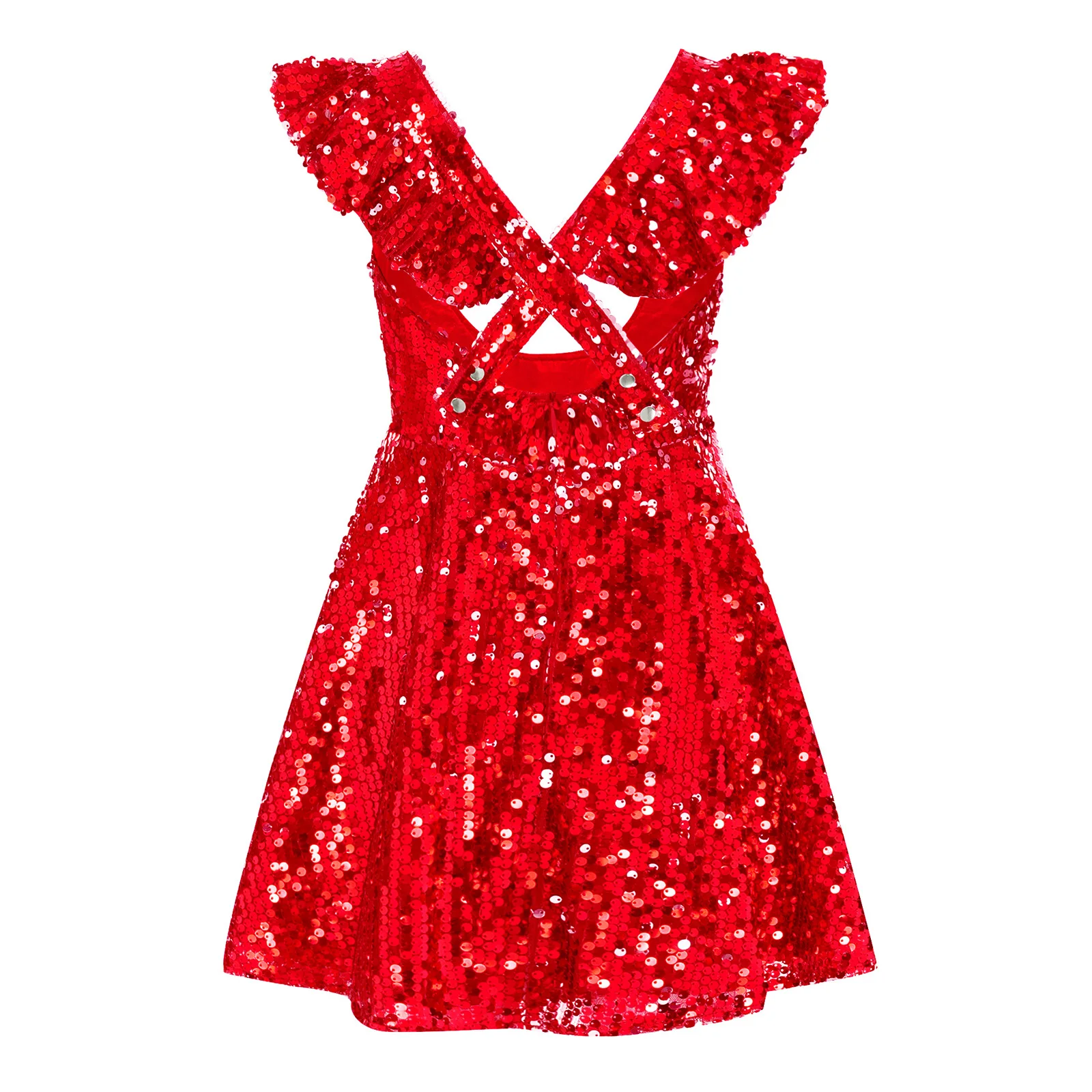 Kids Girls Sequin Pinafore Skirt Ruffled Suspenders Straps A-line Pleated Skirt Children Disco Dancing Prom Sparkly Dancewear
Kids Girls Sequin Pinafore Skirt Ruffled Suspenders Straps A-line Pleated Skirt Children Disco Dancing Prom Sparkly Dancewear