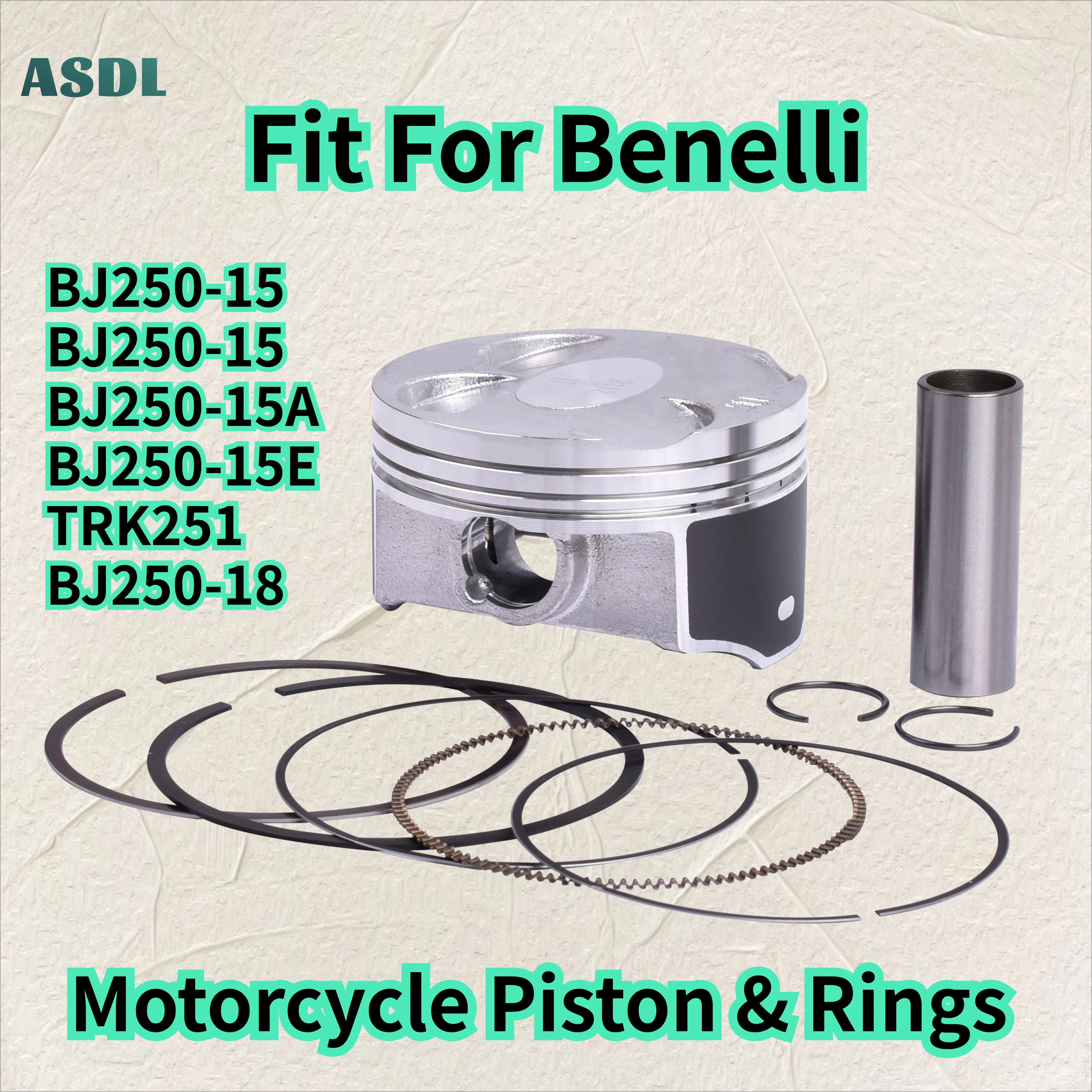 179135150010 For Benelli BJ250-15 Motorcycle Engine Parts STD Bore Size 72mm Piston Rings 15A 15E TRK251 BJ250-18 BJ 250 TRK 251
179135150010 For Benelli BJ250-15 Motorcycle Engine Parts STD Bore Size 72mm Piston Rings 15A 15E TRK251 BJ250-18 BJ 250 TRK 251