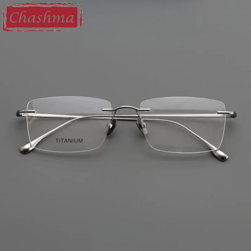 Chashma Prescription Glasses Rimless Men Eyeglasses Frame Titanium Flexible Light Spectacles Eyewear for Recipe Lens Male
Chashma Prescription Glasses Rimless Men Eyeglasses Frame Titanium Flexible Light Spectacles Eyewear for Recipe Lens Male