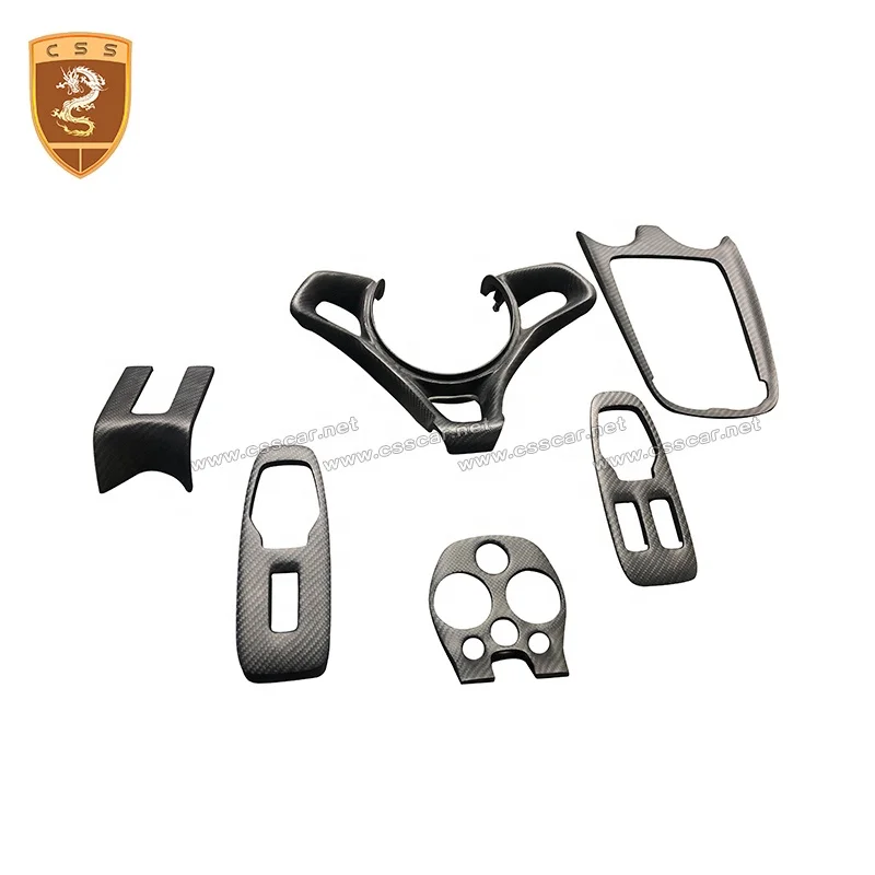 Factory Price Dry Carbon Fiber Interior Trim Car Center Steering Console Dash Board Cover For Mclaren 540C-570S
Factory Price Dry Carbon Fiber Interior Trim Car Center Steering Console Dash Board Cover For Mclaren 540C-570S