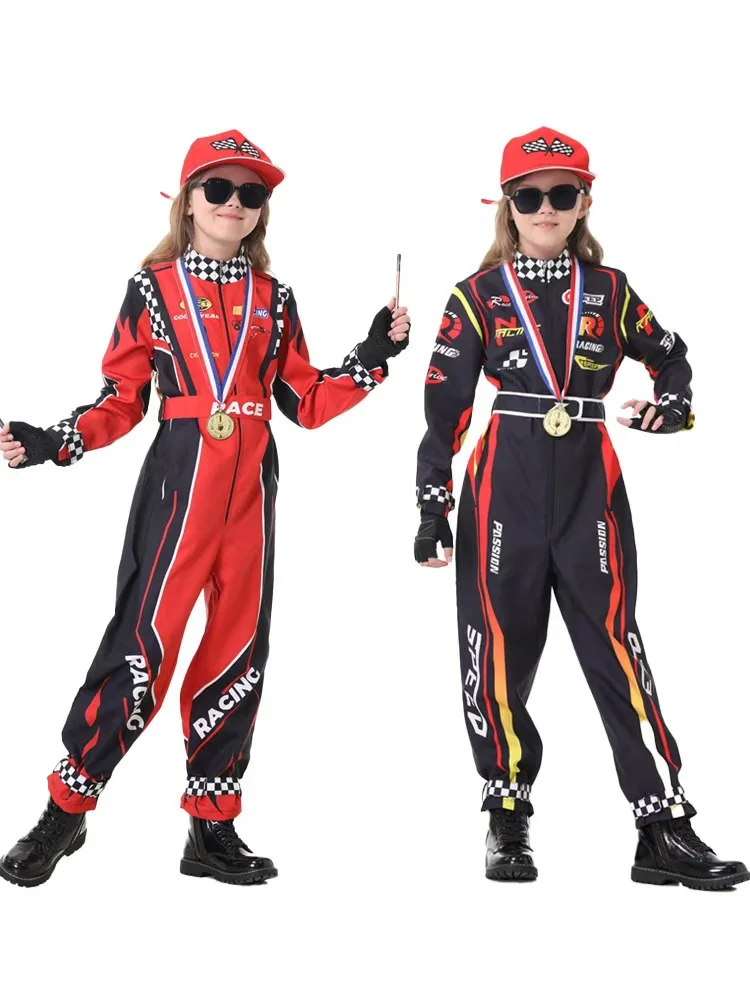 Children's Kids Cosplay Racing Costume Jumpsuit with Belt Set for Boy Girls Racing Carnival Dress Up Themed Performance Show
Children's Kids Cosplay Racing Costume Jumpsuit with Belt Set for Boy Girls Racing Carnival Dress Up Themed Performance Show