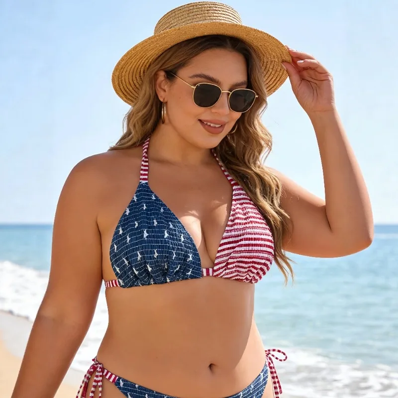 2025 New Women's Bikini Top - Two-Tone Color Block Striped Halter Neck Adjustable Tie Stand-Alone for Beach & Pool
2025 New Women's Bikini Top - Two-Tone Color Block Striped Halter Neck Adjustable Tie Stand-Alone for Beach & Pool