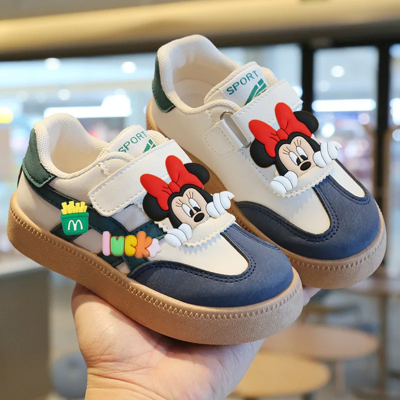 Mickey Mouse Minnie Baby cartoon Casual Shoes Disney Spring and Autumn New Baby Toddler Shoes Boys Sneakers Girls Board Shoes
Mickey Mouse Minnie Baby cartoon Casual Shoes Disney Spring and Autumn New Baby Toddler Shoes Boys Sneakers Girls Board Shoes