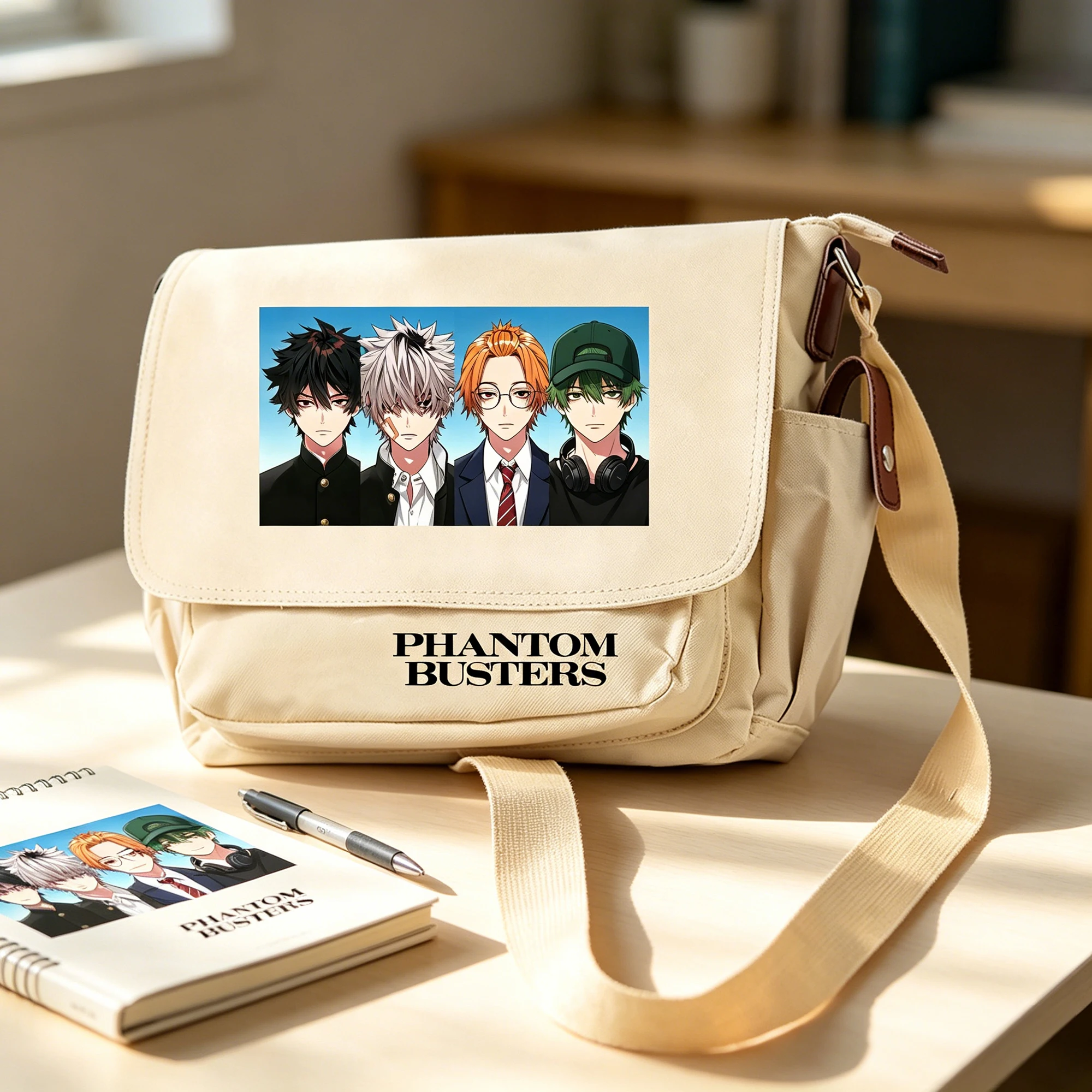 Phantom Busters Students Oxford Messenger Bag Men's Crossbody Shoulder Bags Cartoon Design Schoolbag Boys Bookbag Travel Daypack
Phantom Busters Students Oxford Messenger Bag Men's Crossbody Shoulder Bags Cartoon Design Schoolbag Boys Bookbag Travel Daypack
