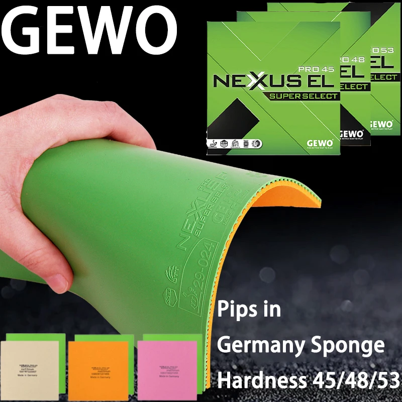 Original GEWO Table Tennis Rubber Sheet Hardness 45 48 53 Green Rubber Table Tennis Rubber Super Select Ping Pong Sponge
Original GEWO Table Tennis Rubber Sheet Hardness 45 48 53 Green Rubber Table Tennis Rubber Super Select Ping Pong Sponge
