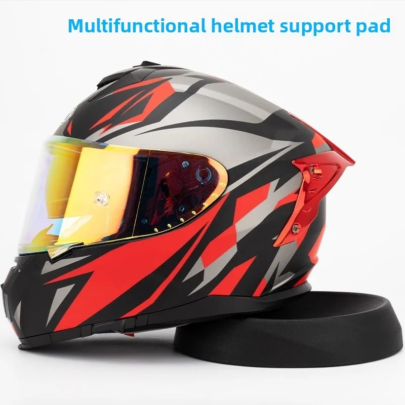 1PC Helmet Support Pad Portable Nonslip Compact Ring Stand Helmet Storage Mat Protection Pad Helmet Display Base for Motorcycle
1PC Helmet Support Pad Portable Nonslip Compact Ring Stand Helmet Storage Mat Protection Pad Helmet Display Base for Motorcycle