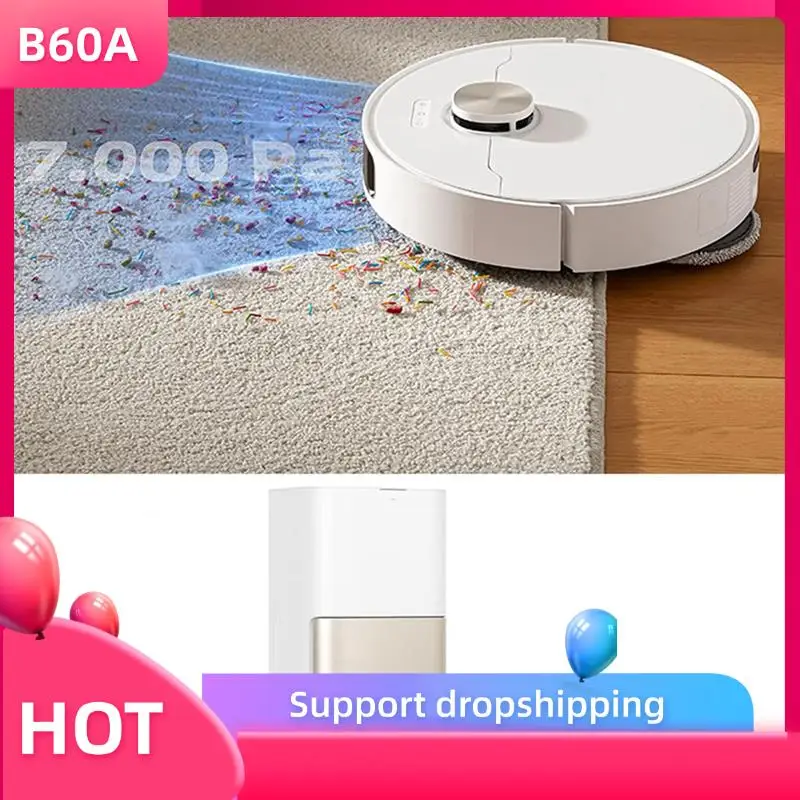 B60A 2 Set For Dreame L10s Pro Ultra Heat Robot Vacuum Cleaner Main Side Brush Hepa Filter Mop Cloth Dust Bags Accessories
B60A 2 Set For Dreame L10s Pro Ultra Heat Robot Vacuum Cleaner Main Side Brush Hepa Filter Mop Cloth Dust Bags Accessories