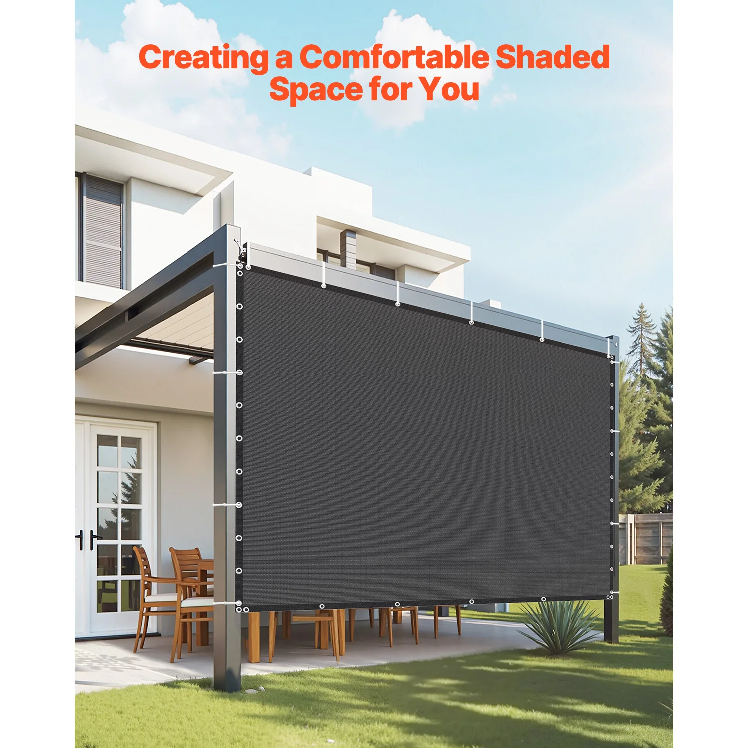 SucceBuy 90% Sun Shade Cloth 10x10/12/20ft Pergola Shade Cover 140 GSM HDPE Canopy Privacy Screen for Outdoor Garden Backyard
SucceBuy 90% Sun Shade Cloth 10x10/12/20ft Pergola Shade Cover 140 GSM HDPE Canopy Privacy Screen for Outdoor Garden Backyard