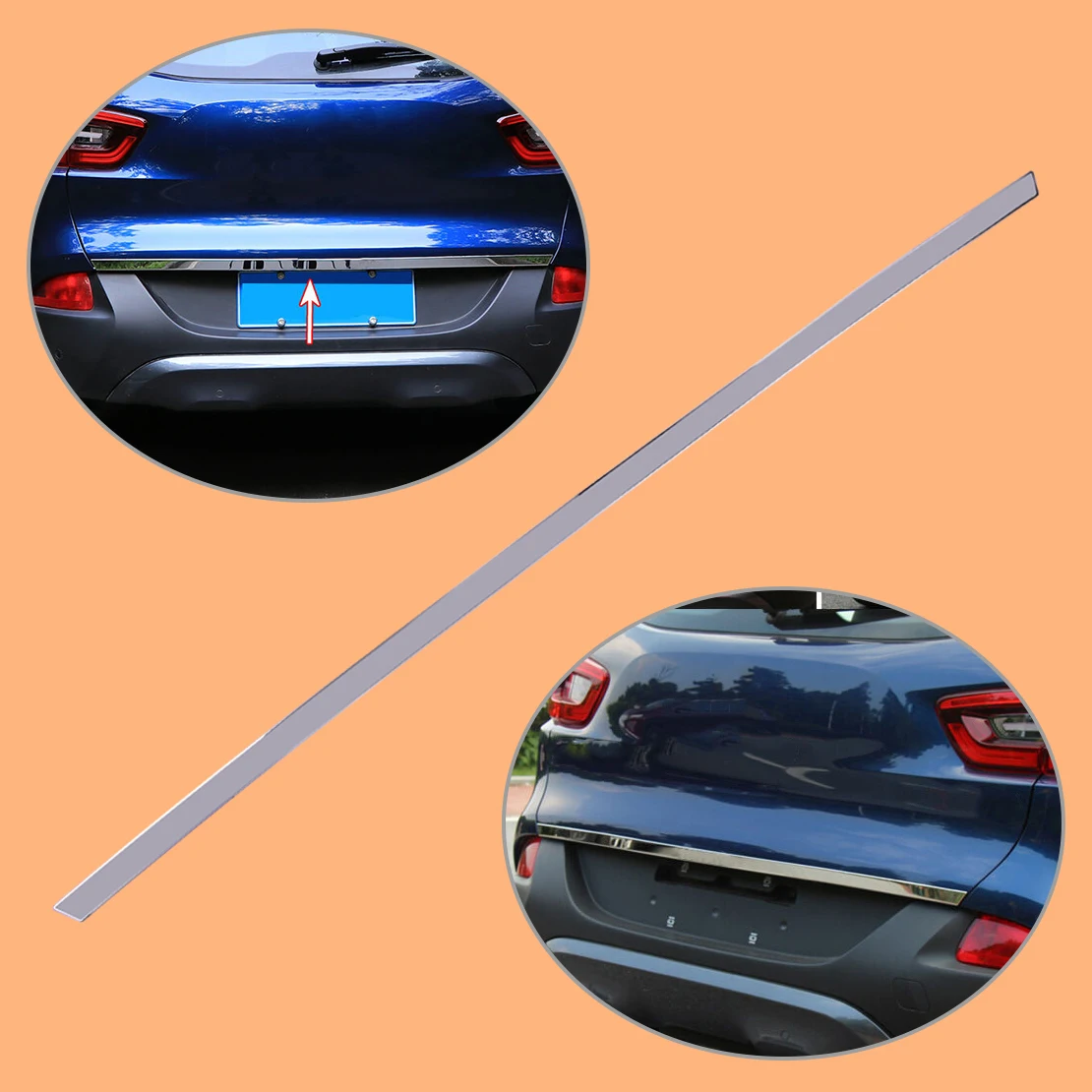 Stainless Steel Car Rear Trunk Door Cover Tail Gate Trim Bezel Molding Garnish Silver Fit For Renault Kadjar 2016 2017
Stainless Steel Car Rear Trunk Door Cover Tail Gate Trim Bezel Molding Garnish Silver Fit For Renault Kadjar 2016 2017