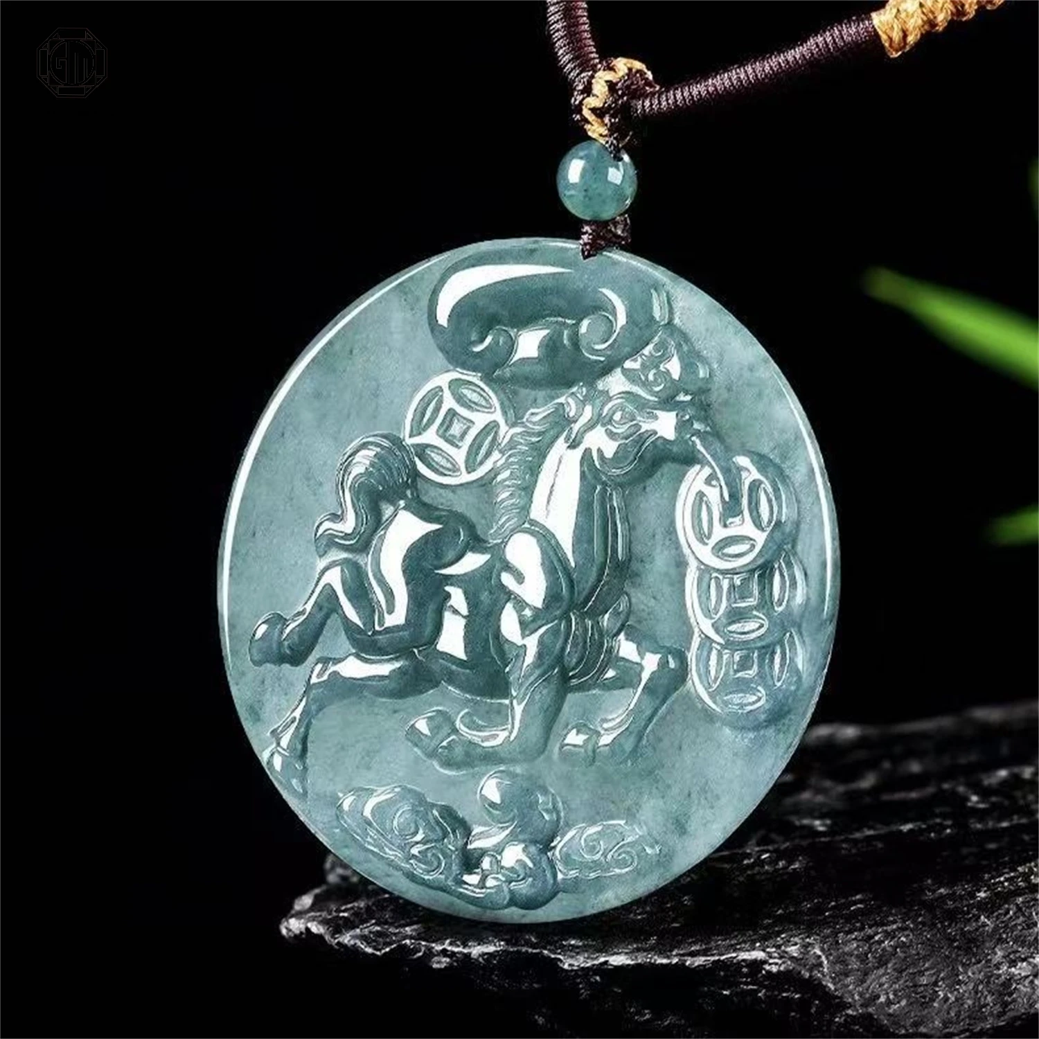 Natural Grade A Jadeite Blue Water Horse Zodiac Pendant Wealth Success Symbol Unisex Men Women Gemstone Necklace Jewelry Gift
Natural Grade A Jadeite Blue Water Horse Zodiac Pendant Wealth Success Symbol Unisex Men Women Gemstone Necklace Jewelry Gift