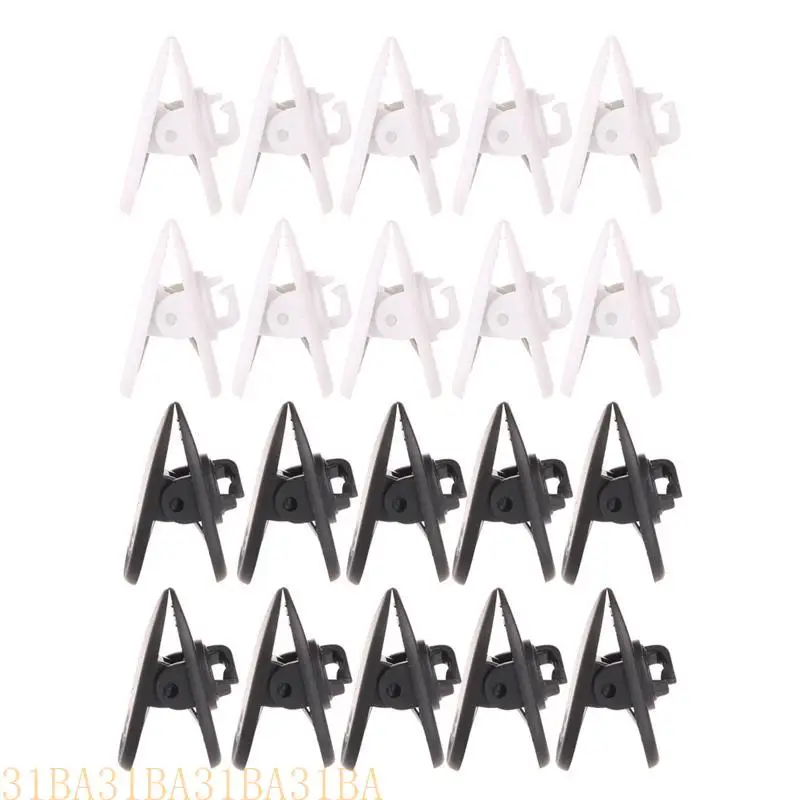 652F 10 Pack Headphone Nip Clamps Holders Mount Wire Lapel Clips Rotatable Plastic Earphone Wire Clips Headphone Cable Mount
652F 10 Pack Headphone Nip Clamps Holders Mount Wire Lapel Clips Rotatable Plastic Earphone Wire Clips Headphone Cable Mount