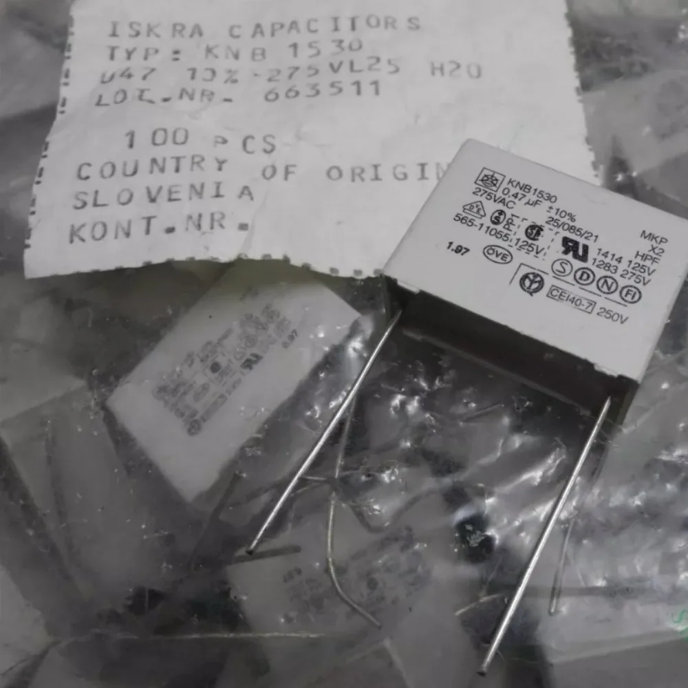 5pcs/lot KNB1530 0.47uf 275vAC 470nf u47 474 K brand new 22mm film capacitor
5pcs/lot KNB1530 0.47uf 275vAC 470nf u47 474 K brand new 22mm film capacitor