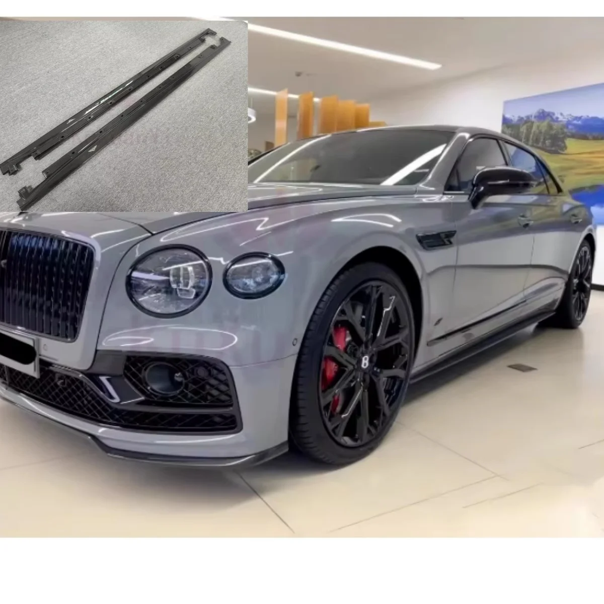 Used for 20-23 Years Bently Flying Spur W12 Upgrade with True Carbon Fiber Body Kit Side Skirts Car Accessories
Used for 20-23 Years Bently Flying Spur W12 Upgrade with True Carbon Fiber Body Kit Side Skirts Car Accessories