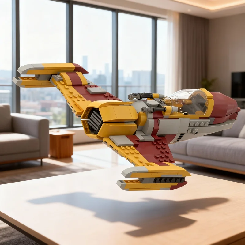 391PCS Star Battle Shin Hati's Starfighter Spaceship Model Moc Building Blocks Stacking Brick Creative Educational Toys Kid Gift
391PCS Star Battle Shin Hati's Starfighter Spaceship Model Moc Building Blocks Stacking Brick Creative Educational Toys Kid Gift