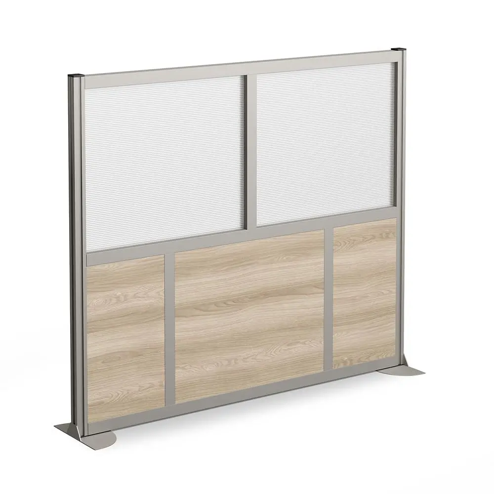 60 W x 52 H Portable Laminate Room Divider - Warm Ash Finish
60 W x 52 H Portable Laminate Room Divider - Warm Ash Finish