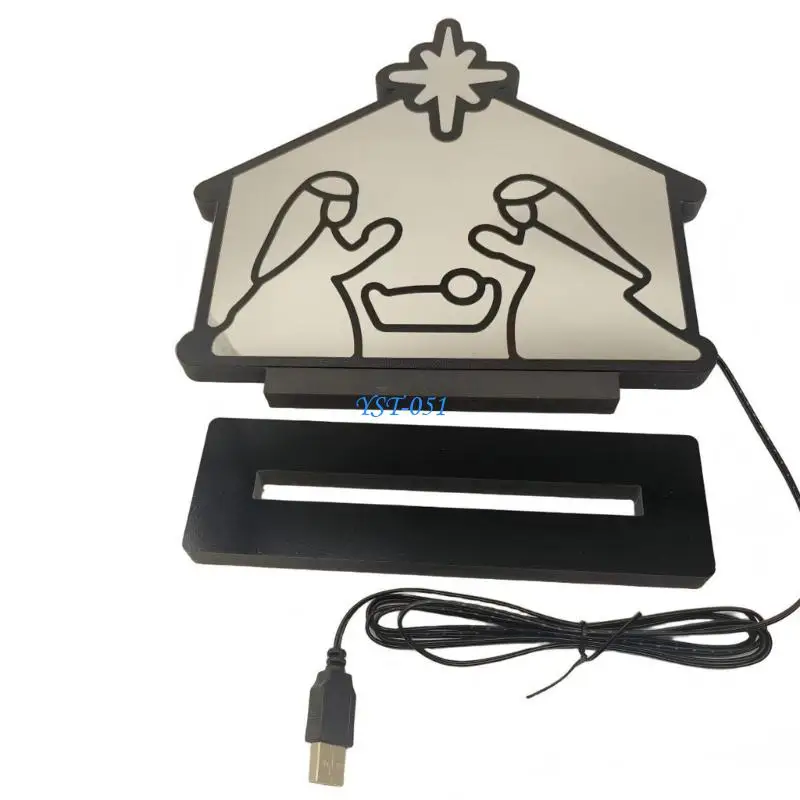 E15A Nativity Scene LED Light Table Lamps PVC Texture for Christmas Celebration
E15A Nativity Scene LED Light Table Lamps PVC Texture for Christmas Celebration