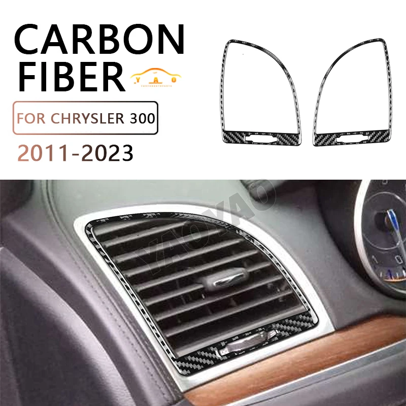 Carbon Fiber Car Air Vent Outlet Cover Decals Sticker For Chrysler 300 2011-2023 Auto Accessories
Carbon Fiber Car Air Vent Outlet Cover Decals Sticker For Chrysler 300 2011-2023 Auto Accessories