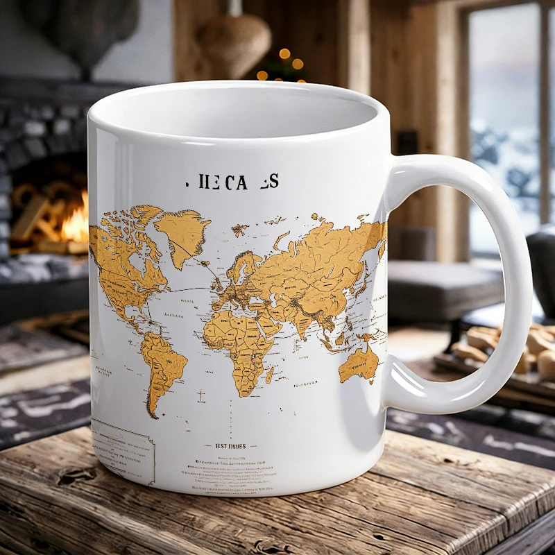 Cup & Mug Set, Vintage World Map Ceramic Mug, Coffee Cup, Milk Cup, Office Tea Cup,Drinking Cup, Gift for Friends,Fade-Resistant
Cup & Mug Set, Vintage World Map Ceramic Mug, Coffee Cup, Milk Cup, Office Tea Cup,Drinking Cup, Gift for Friends,Fade-Resistant
