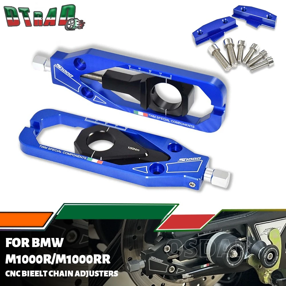 M 1000 R RR For BMW M1000R M1000RR 2023 2024 2025 CNC Billet Chain Adjusters Motorcycle Accessories Rear Wheel Axle Blocks Logo
M 1000 R RR For BMW M1000R M1000RR 2023 2024 2025 CNC Billet Chain Adjusters Motorcycle Accessories Rear Wheel Axle Blocks Logo