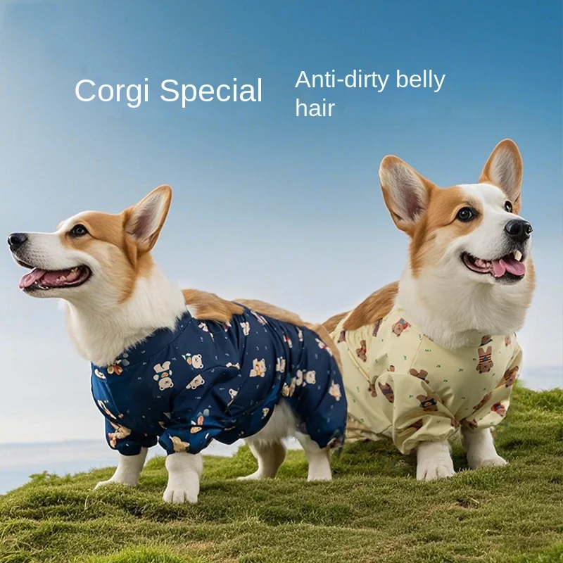 Spring and Summer Dog Full Printed Bear Corgi Waterproof and Dustproof Pants Small and Medium-Sized Dogs out Anti-Dirty Overclot
Spring and Summer Dog Full Printed Bear Corgi Waterproof and Dustproof Pants Small and Medium-Sized Dogs out Anti-Dirty Overclot