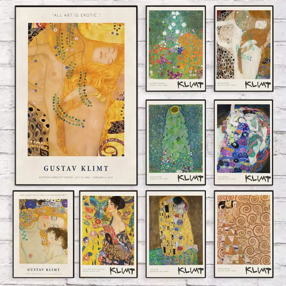 Artist G-Gustav Klimt Classic Collection Poster Wall Art Sticky for Living Room Bedroom Office Hallway Bar Home Decor Gift Idea
Artist G-Gustav Klimt Classic Collection Poster Wall Art Sticky for Living Room Bedroom Office Hallway Bar Home Decor Gift Idea