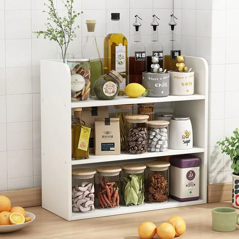 Custom Wide Kitchen Storage Rack Desktop Oil Salt Sauce Vinegar Multi-layer Countertop Supplies Household Storage Shelf Desktop
Custom Wide Kitchen Storage Rack Desktop Oil Salt Sauce Vinegar Multi-layer Countertop Supplies Household Storage Shelf Desktop