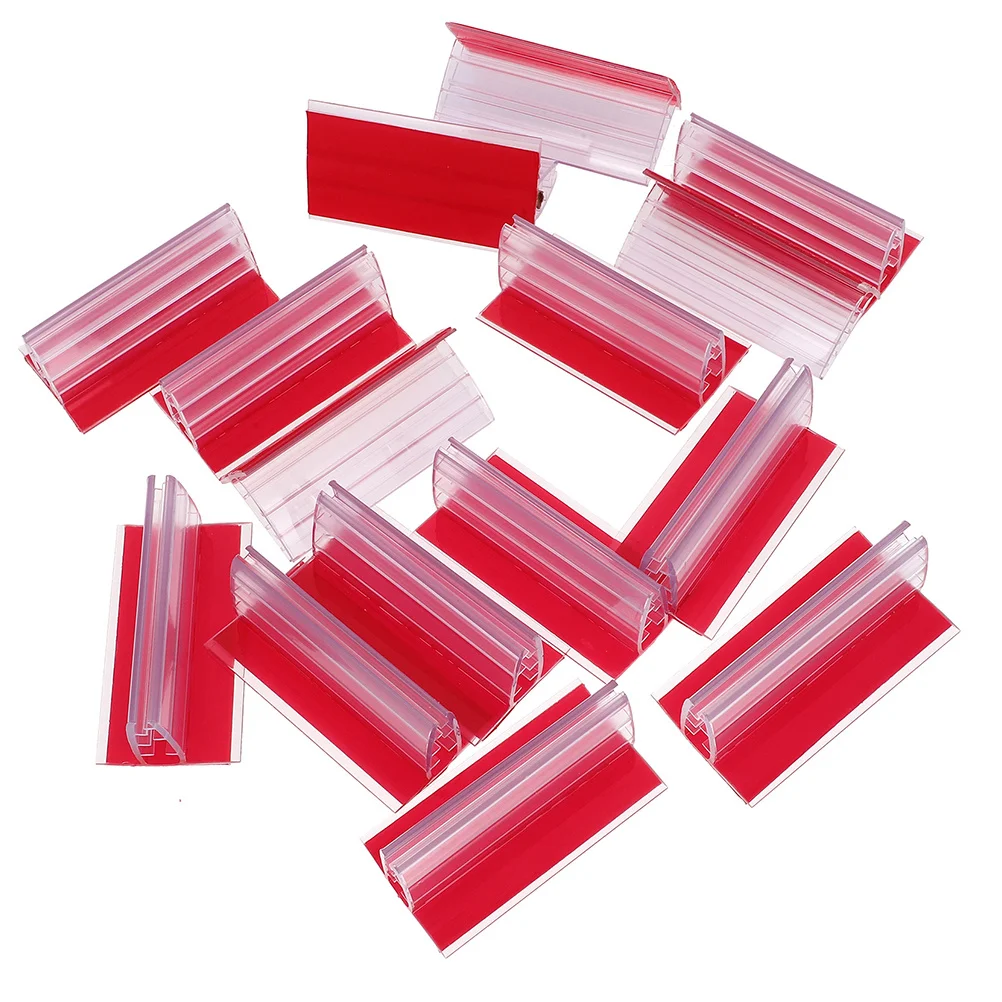 30Pcs Small Sign Holder Adhesive Base PVC Name Tag Holder for Desk Panel Clamps Tabletop Use Office Home Organization Label Card
30Pcs Small Sign Holder Adhesive Base PVC Name Tag Holder for Desk Panel Clamps Tabletop Use Office Home Organization Label Card