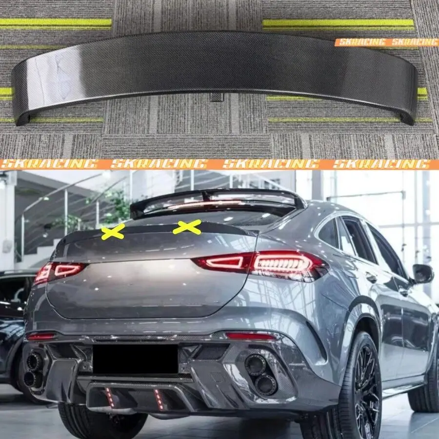 Real Carbon Fiber Rear Trunk Roof Spoiler Wing Kits For Benz AMG GLE63 2022-2023
Real Carbon Fiber Rear Trunk Roof Spoiler Wing Kits For Benz AMG GLE63 2022-2023