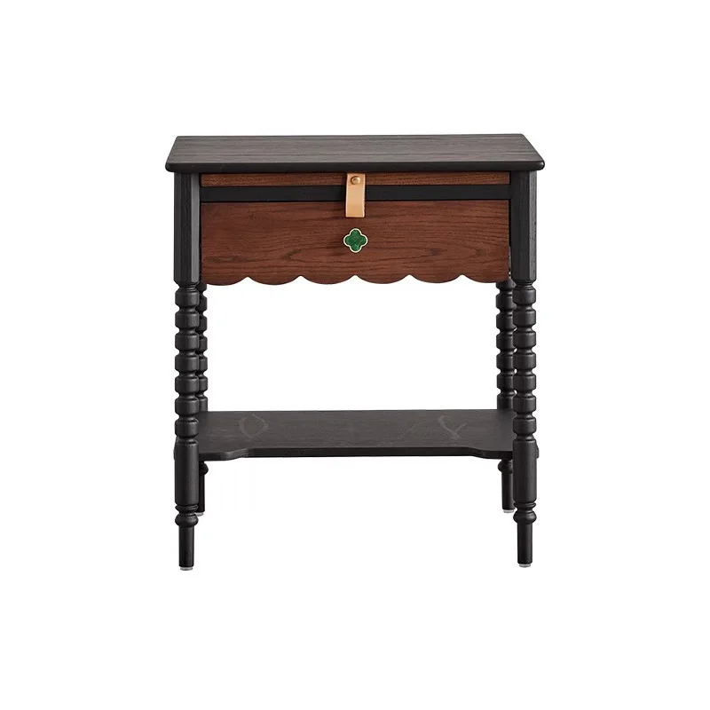 French retro solid wood bedside table, household bedroom bedside storage cabinet, antique light luxury side cabinet, storage
French retro solid wood bedside table, household bedroom bedside storage cabinet, antique light luxury side cabinet, storage
