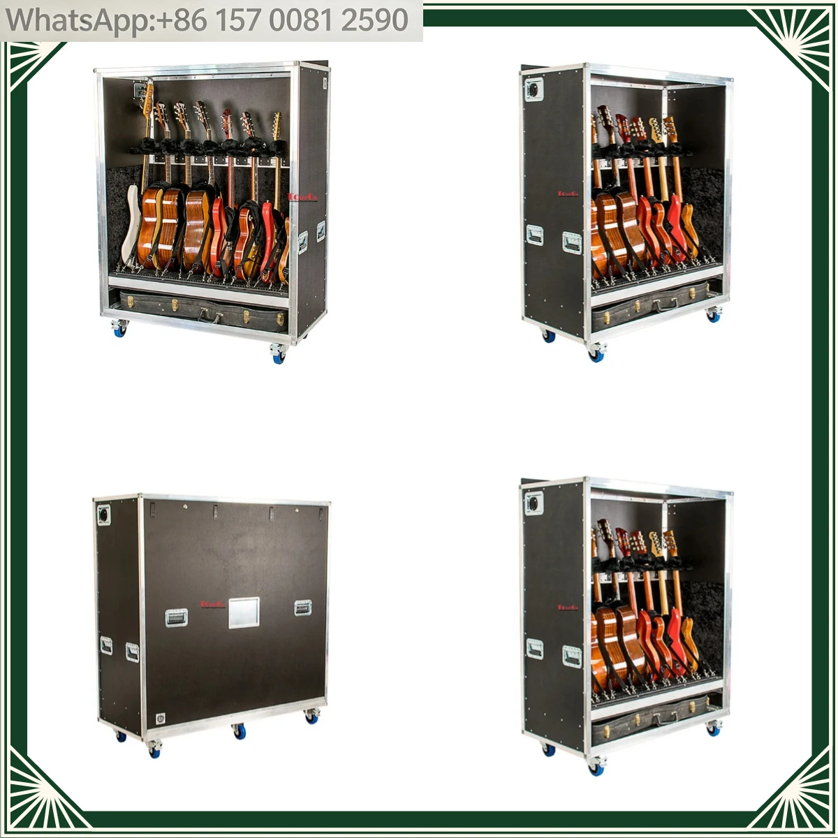 Multiple Guitar Road Transport Case, Deluxe Heavy Duty Guitar Carrying Storage Protection Case
Multiple Guitar Road Transport Case, Deluxe Heavy Duty Guitar Carrying Storage Protection Case