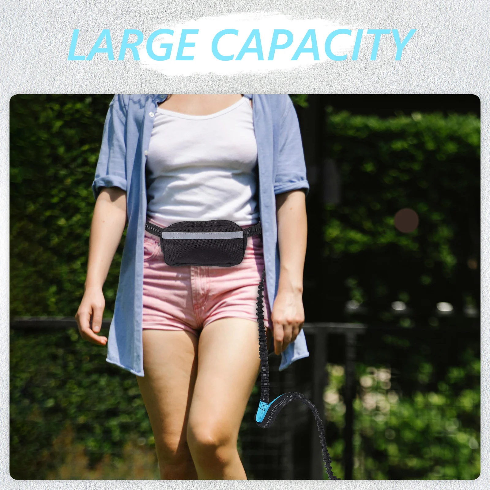 1Set Bungee Dog Leash with Waist Bag for Running Walking Multifunctional Pet Traction Rope Reflective Safety Outdoor Activity
1Set Bungee Dog Leash with Waist Bag for Running Walking Multifunctional Pet Traction Rope Reflective Safety Outdoor Activity