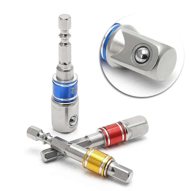 R9UF 3 Pcs Power Screwdriver Driver Socket Bit Adapter Drill 1/4" 3/8" 1/2" Shank
R9UF 3 Pcs Power Screwdriver Driver Socket Bit Adapter Drill 1/4" 3/8" 1/2" Shank