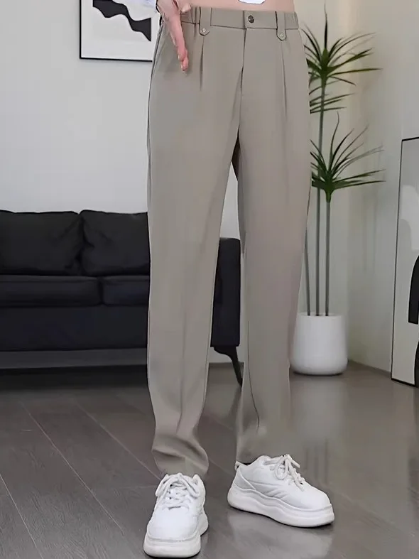 Spring New Sle High End Comfortable Drapey Casual Men's Pants Anti-Wrinkle Loose Fit Straight Leg Long Trousers
Spring New Sle High End Comfortable Drapey Casual Men's Pants Anti-Wrinkle Loose Fit Straight Leg Long Trousers