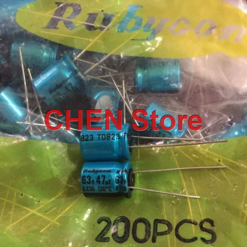 10PCS/50PCS original Rubycon RX30 63V47UF 10X12.5MM 130C electrolytic capacitor 47UF 63V free shipping
10PCS/50PCS original Rubycon RX30 63V47UF 10X12.5MM 130C electrolytic capacitor 47UF 63V free shipping