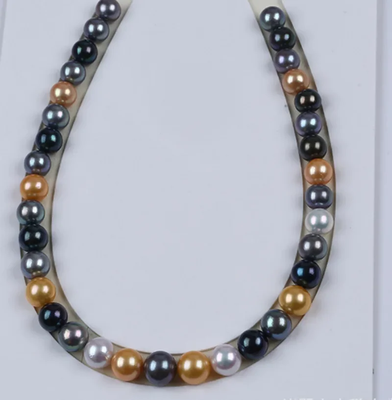Luxury 17"11-13mm Genuine Black White Gray Round Pearl Necklace Women Jewelry Wedding Party Gift 925 Sterling Silver
Luxury 17"11-13mm Genuine Black White Gray Round Pearl Necklace Women Jewelry Wedding Party Gift 925 Sterling Silver