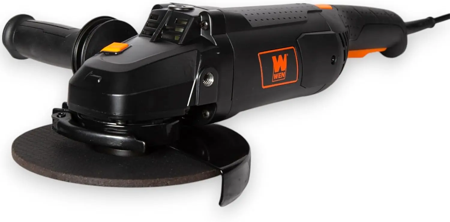 7-дюймовая угловая шлифовальная машина с двигателем 15 А, реверсивной ручкой для универсальной резки и шлифования
7-дюймовая угловая шлифовальная машина с двигателем 15 А, реверсивной ручкой для универсальной резки и шлифования