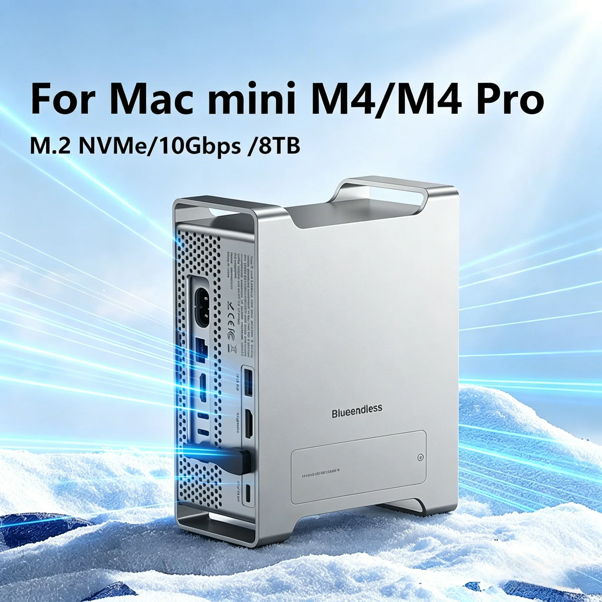 M.2 NVMe SSD Enclosure Stand Dock for 2024 Mac Mini M4 M4 Pro 4K 60Hz HDMI SD4.0 TF4.0 10Gbps Type C HUB
M.2 NVMe SSD Enclosure Stand Dock for 2024 Mac Mini M4 M4 Pro 4K 60Hz HDMI SD4.0 TF4.0 10Gbps Type C HUB