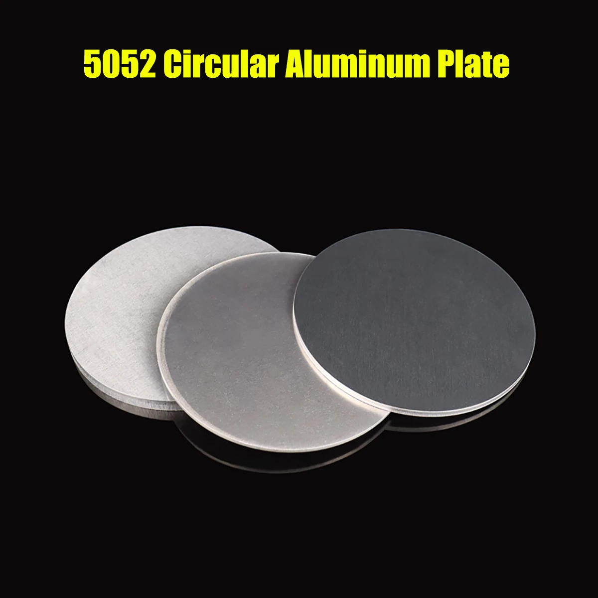 5052 Circular Aluminum Plate, Aluminum Discc Thin Slice DIY CNC Aluminum metal disc Thk0.5mm0.8mm Dia50-300mm Customize Laser
5052 Circular Aluminum Plate, Aluminum Discc Thin Slice DIY CNC Aluminum metal disc Thk0.5mm0.8mm Dia50-300mm Customize Laser