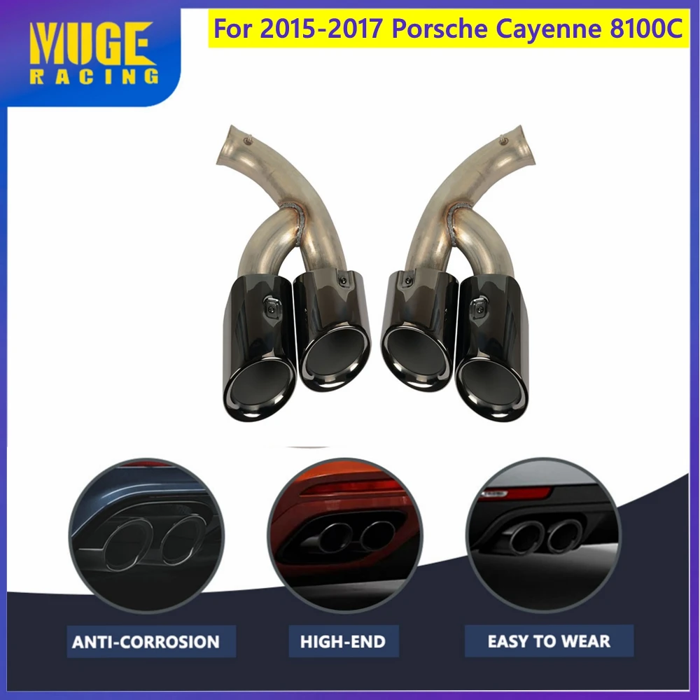 MUGE-Stainless Steel GTS Style Exhaust Exhaust System Muffler Pipe Muffler Tip Car Tailpipe For 2015-2017 Porsche Cayenne 8100C
MUGE-Stainless Steel GTS Style Exhaust Exhaust System Muffler Pipe Muffler Tip Car Tailpipe For 2015-2017 Porsche Cayenne 8100C