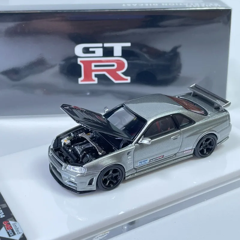 Diecast ICHEMO HEC R34 GTR 1:64 Scale Alloy Car Model
Diecast ICHEMO HEC R34 GTR 1:64 Scale Alloy Car Model