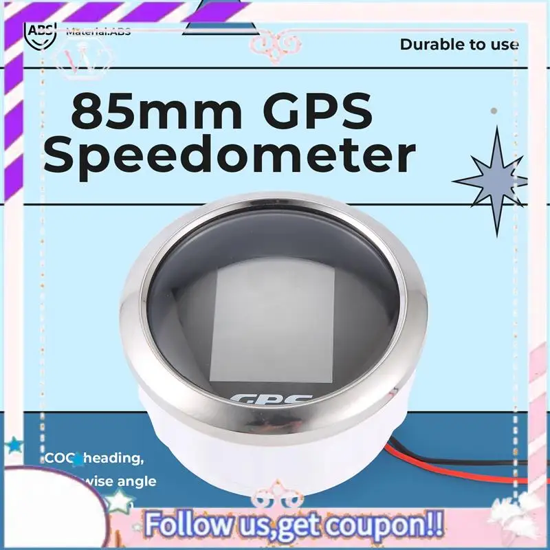 Portable 85Mm Smart GPS Speedometer Waterproof TFT Screen Digital Tachometer Odometer With GPS Antenna For Car Boat Motorcycle
Portable 85Mm Smart GPS Speedometer Waterproof TFT Screen Digital Tachometer Odometer With GPS Antenna For Car Boat Motorcycle