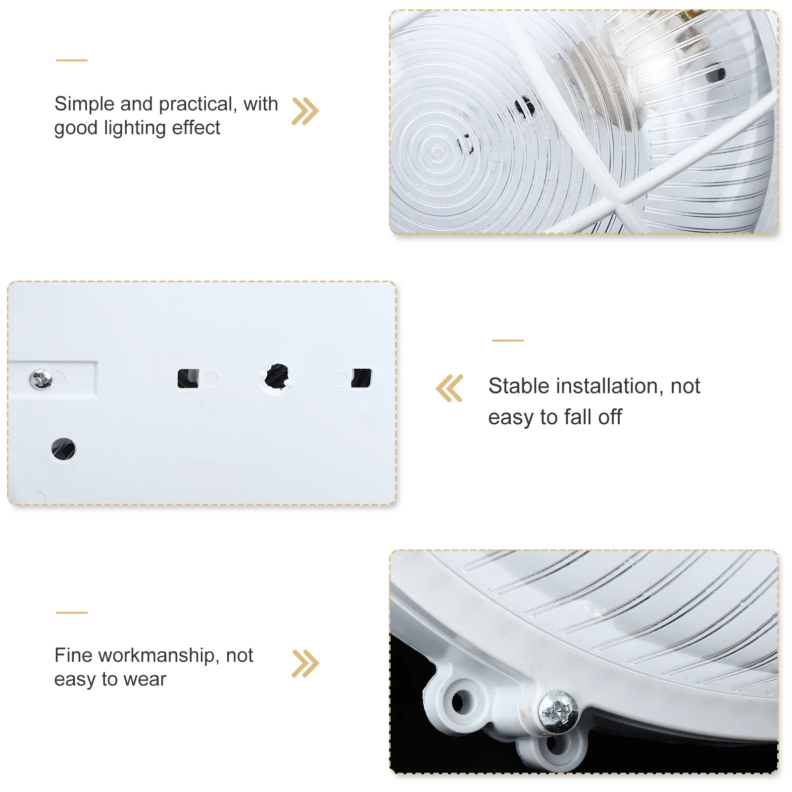 1Pcs Ceiling Light Simple Industrial Style LED Indoor Hanging Work Lamp Porch Corridor Wall Light Plastic Lamp
1Pcs Ceiling Light Simple Industrial Style LED Indoor Hanging Work Lamp Porch Corridor Wall Light Plastic Lamp