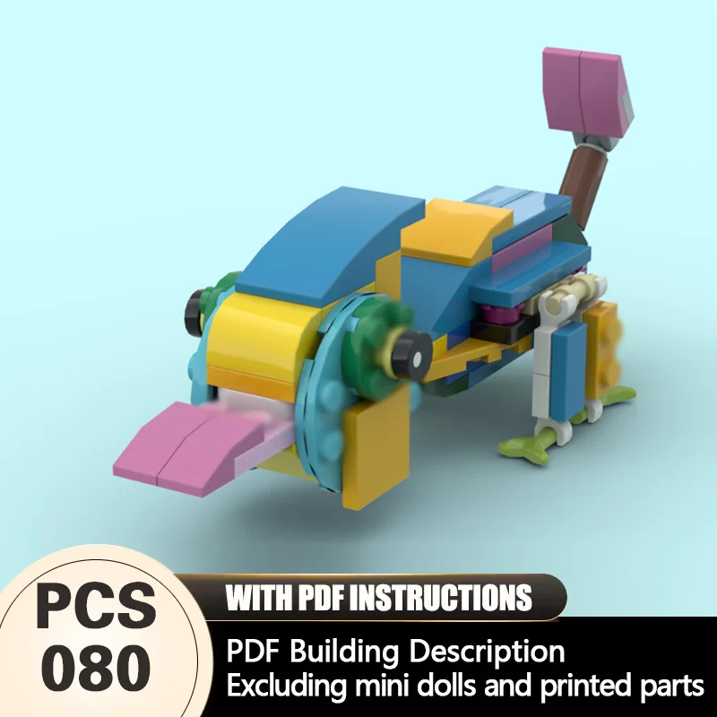 Creators Animal Series Model MOC Building Bricks Chamaeleontidae Modular Technology Gifts Holiday Assemble Children Toys Suit
Creators Animal Series Model MOC Building Bricks Chamaeleontidae Modular Technology Gifts Holiday Assemble Children Toys Suit