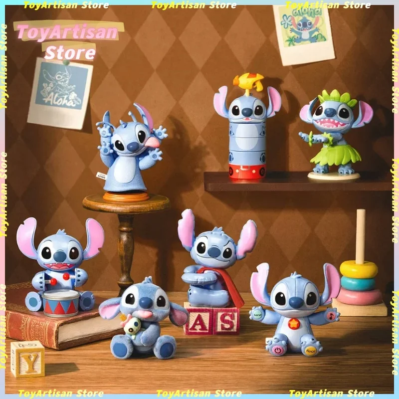 52TOYS Коллекционная фигурка Стич в винтажном стиле, игрушка-сюрприз, украшение, подарок на день рождения, настольный декор
52TOYS Коллекционная фигурка Стич в винтажном стиле, игрушка-сюрприз, украшение, подарок на день рождения, настольный декор