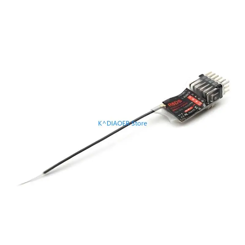 770D R6DS 6 Channels 2.4GHz Remote Control Receiver SBUS/PWM Control for Car/Multirotors,for AT9S/AT9S AT10
770D R6DS 6 Channels 2.4GHz Remote Control Receiver SBUS/PWM Control for Car/Multirotors,for AT9S/AT9S AT10